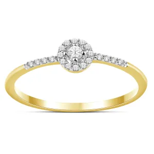 10K 0.10CT D-LADIES RING
