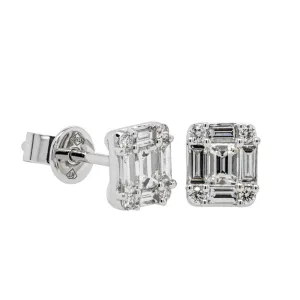 18ct White Gold .55ct Diamond Stud Earrings