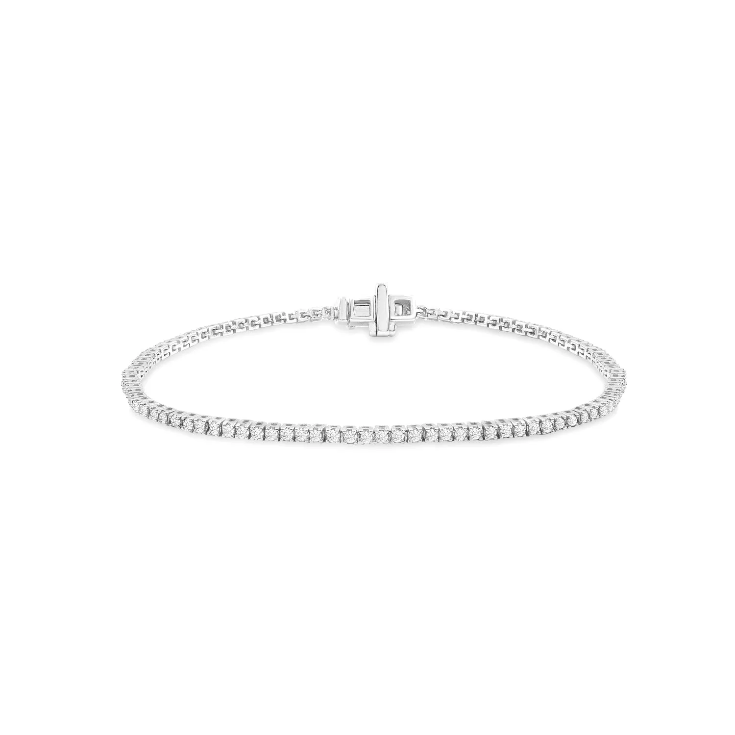 18K And 9K Gold Tdw. 1.00ct Diamond Bracelet - B-3985-100-18Y