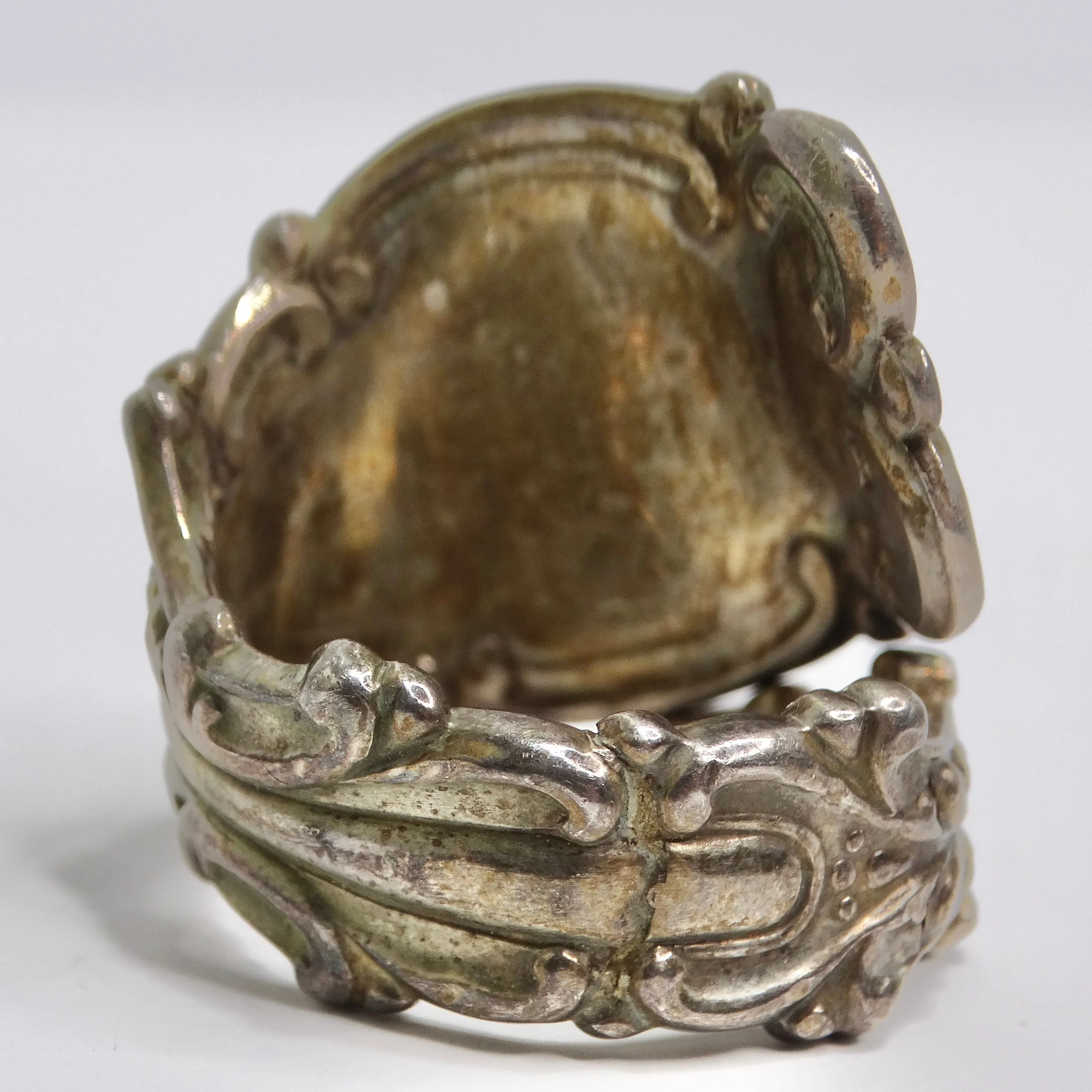 1940s Reconstructed Silver Spoon Ring