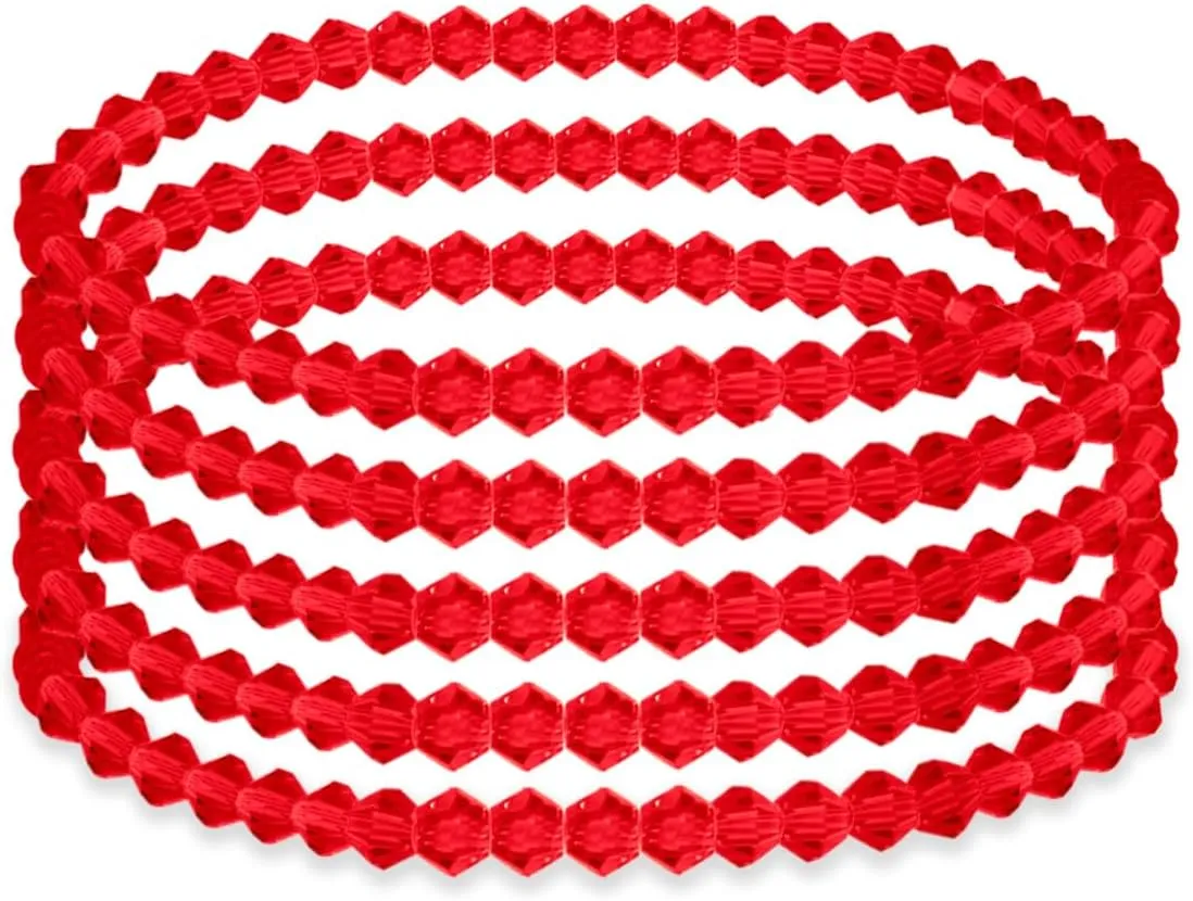 5Pcs Stretch Crystals Beaded Birthstone Bracelets for Women Dainty Handmade Crystal Stackable Bracelet Birth Stone Bracelets To Daughter Mom Birthday Unique Jewelry Gifts