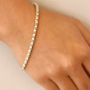 9K Yellow Gold Tdw. 0.50ct Diamond Bracelet - IGB-3147-Y