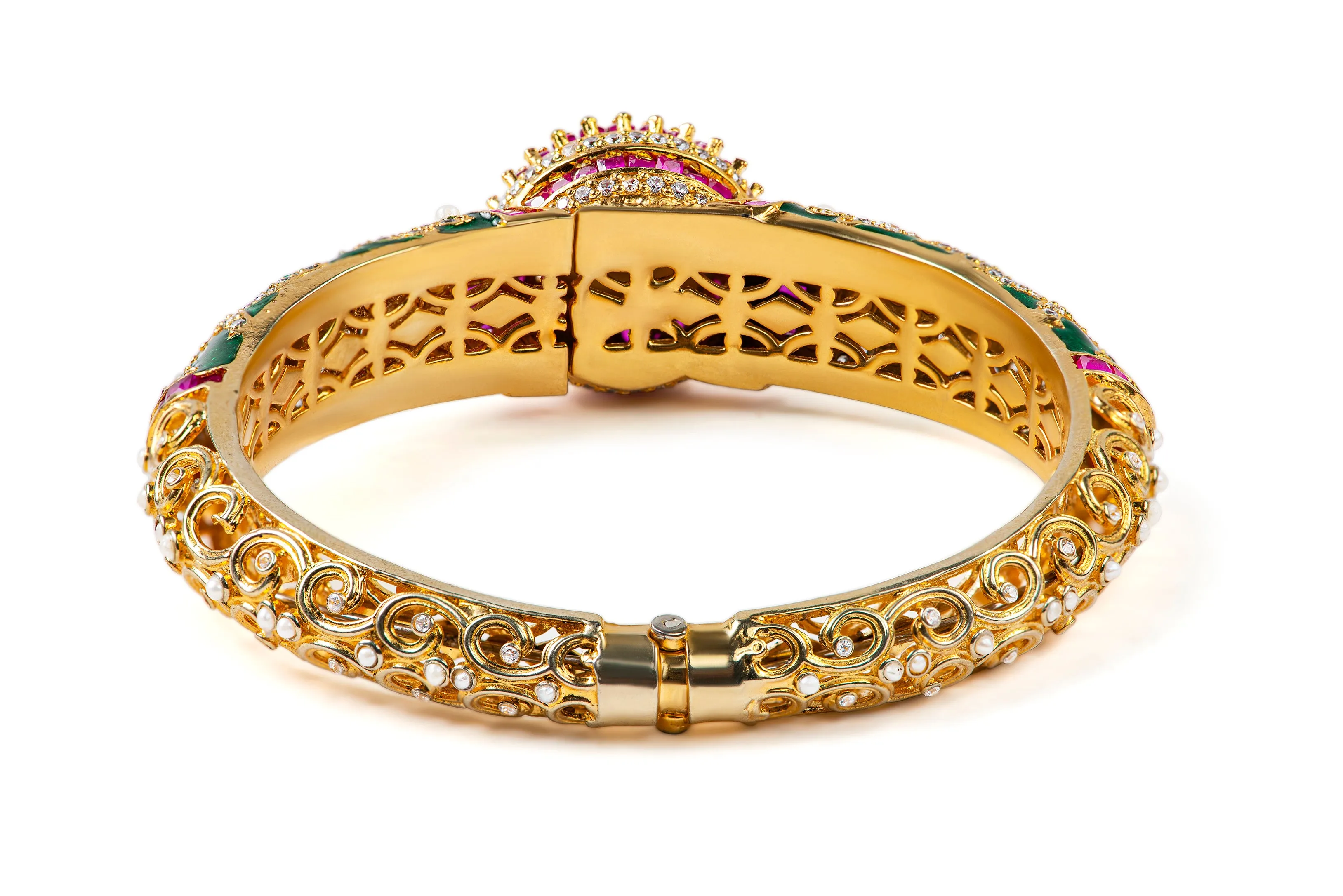 AZURE COLOR OF HEAVEN MEENAKARI BANGLE