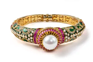 AZURE COLOR OF HEAVEN MEENAKARI BANGLE