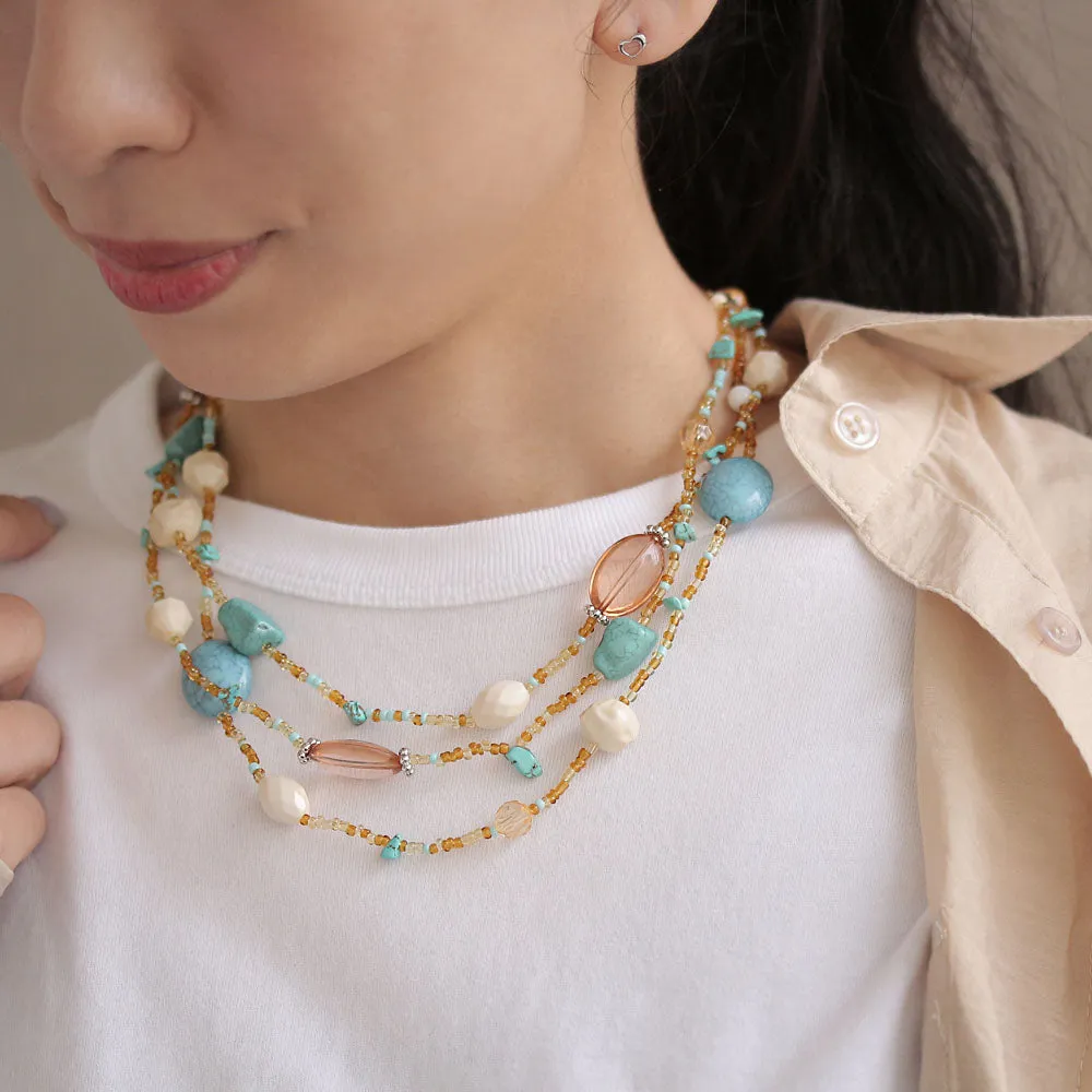 Beaded Chunky Necklace