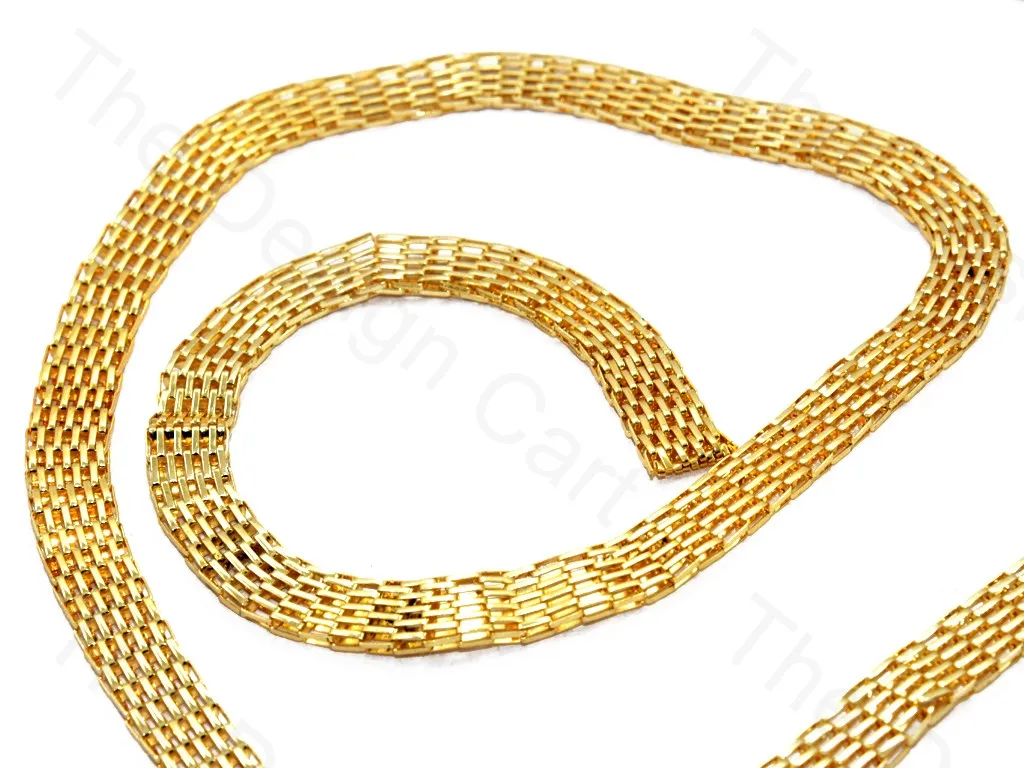Belt Design Golden Metal Chain