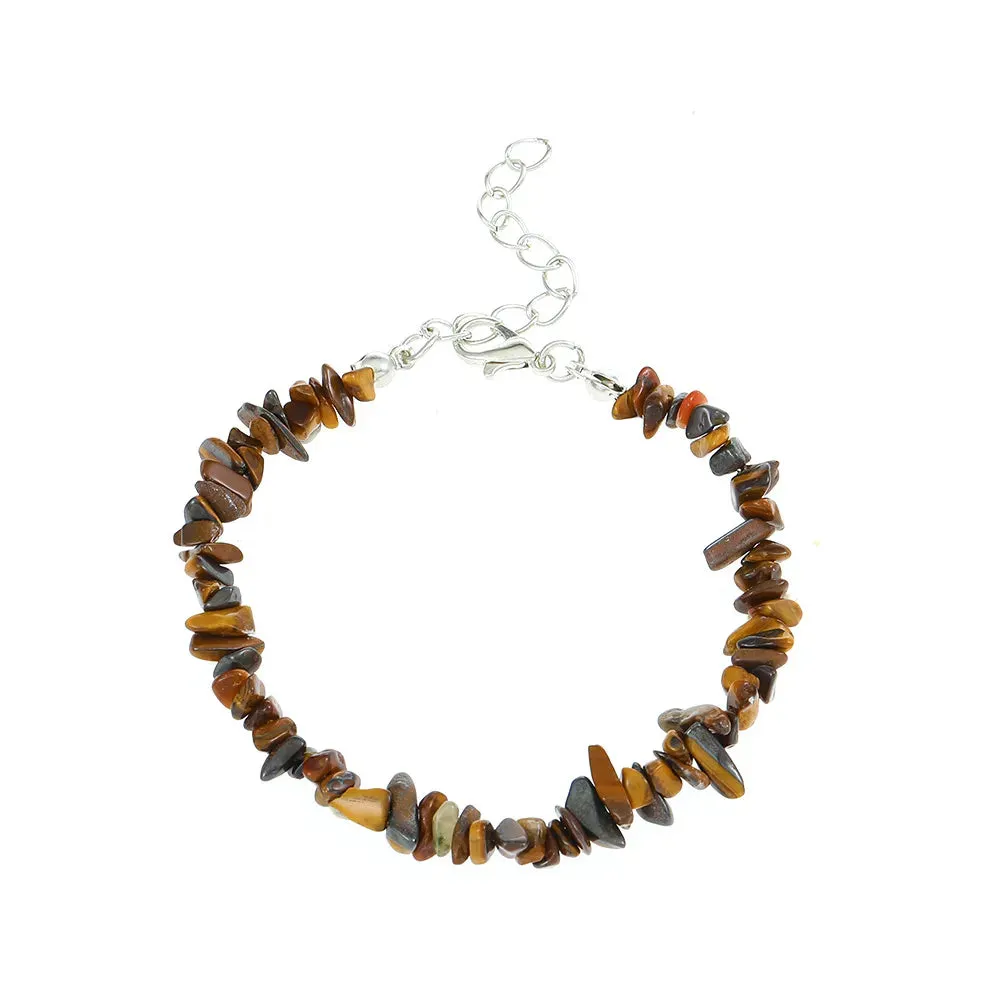 Bohemian Blue Natural Stone Beaded Bracelets for Women