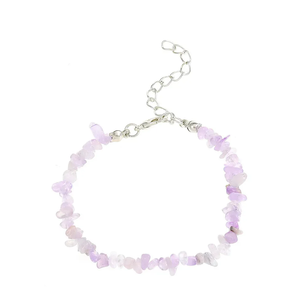 Bohemian Blue Natural Stone Beaded Bracelets for Women