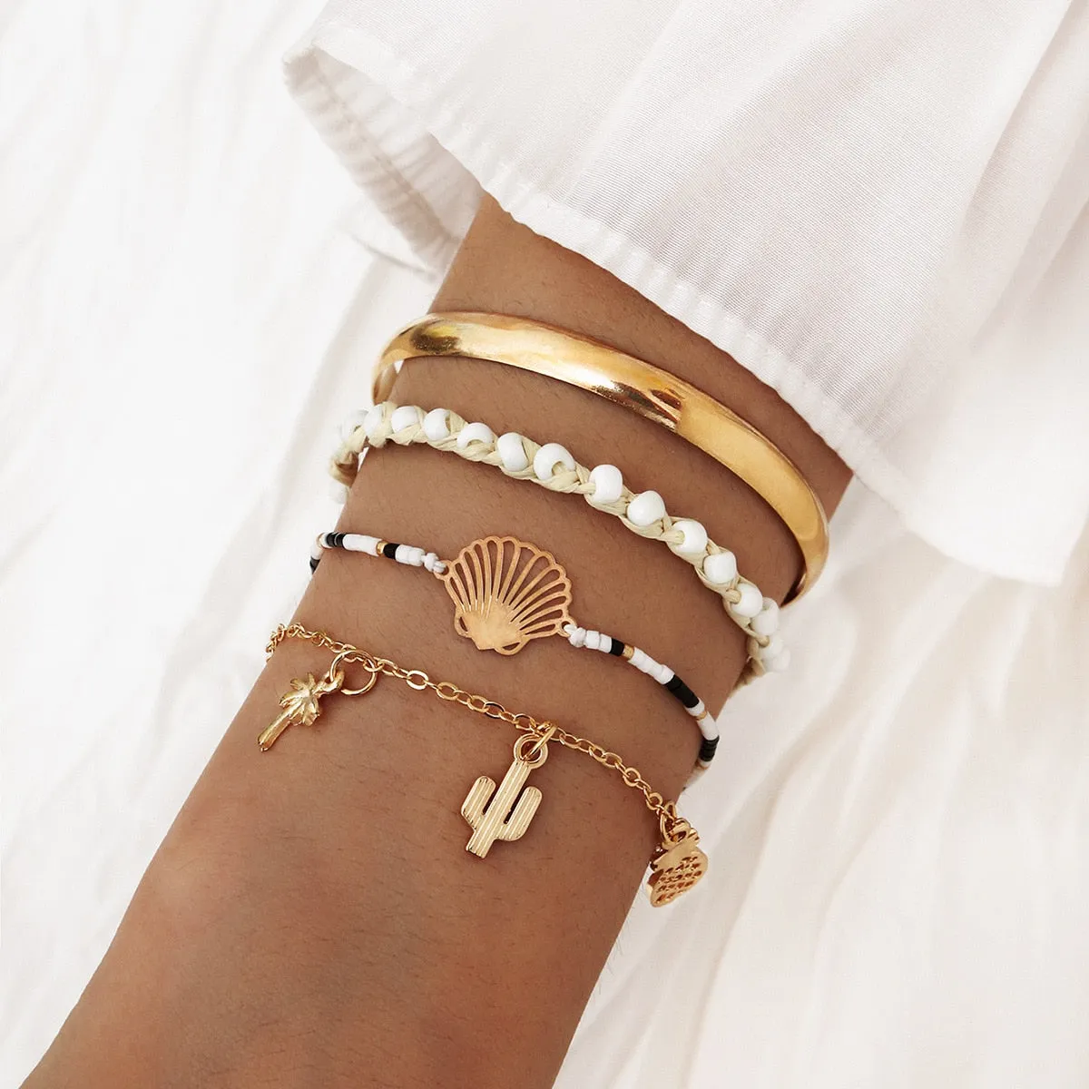 Bohemian Rhinestone Butterfly Bracelets