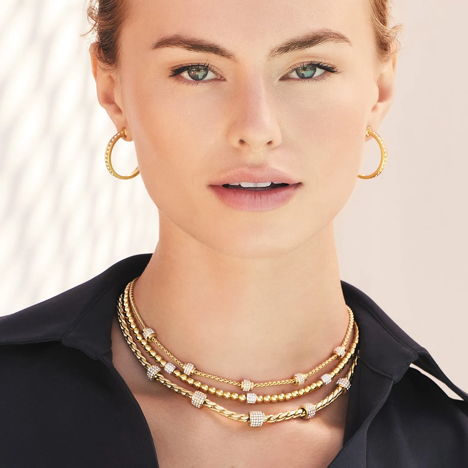Brighton Meridian Petite Beads Station Necklace (Multiple Styles)