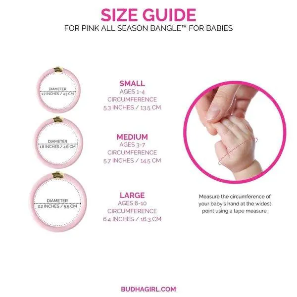 Budha Girl - Pink All Season Bangle
