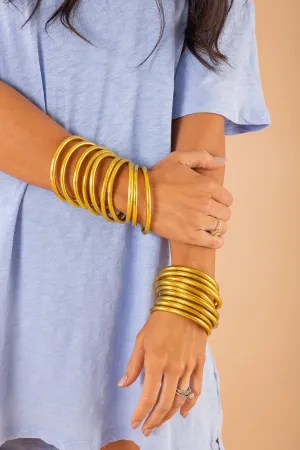 BudhaGirl Gold All Weather Bangles