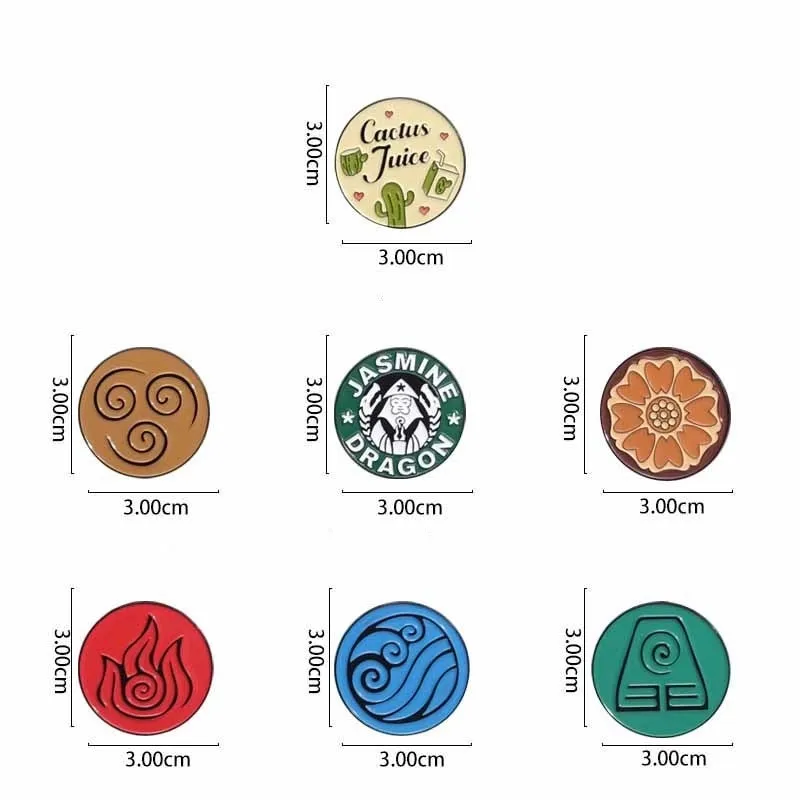 Cartoon Style Simple Style Cactus Letter Flower Alloy Stamping Stoving Varnish Plating Unisex Brooches