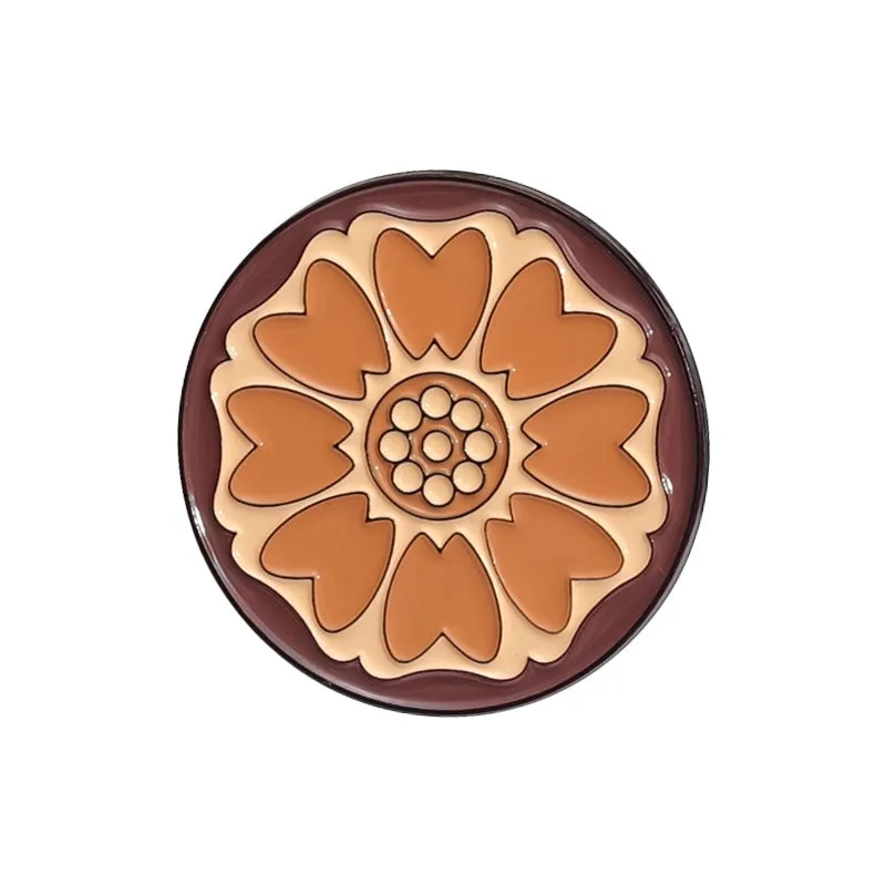 Cartoon Style Simple Style Cactus Letter Flower Alloy Stamping Stoving Varnish Plating Unisex Brooches