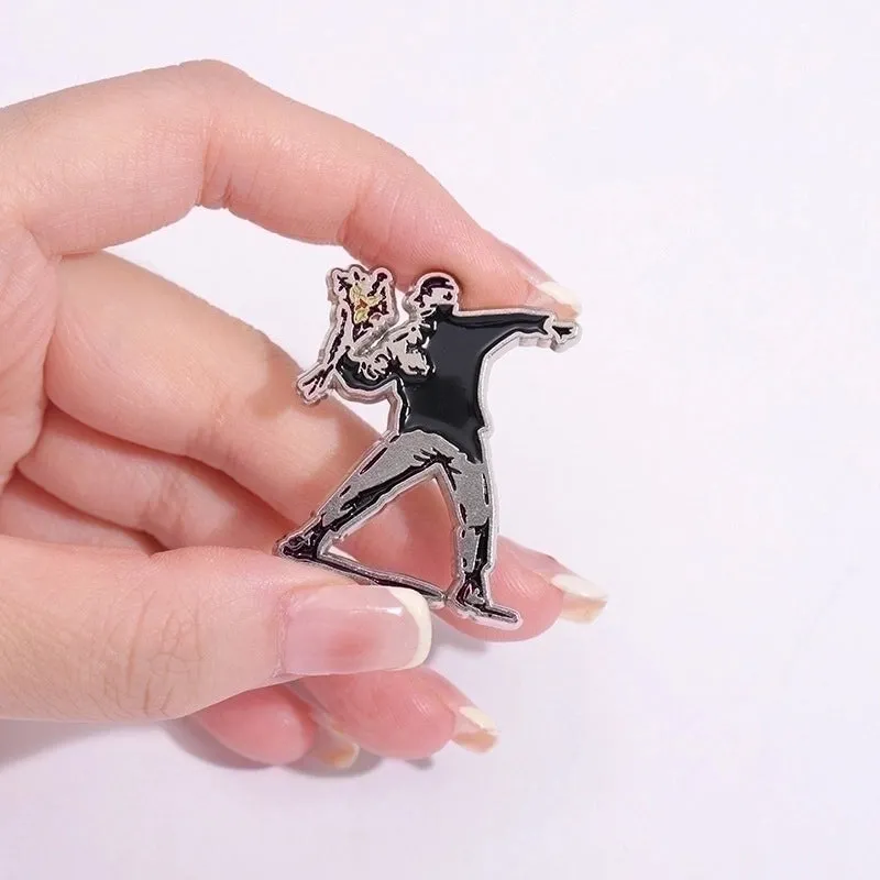 Cartoon Style Simple Style Pin Human Alloy Plating Unisex Brooches