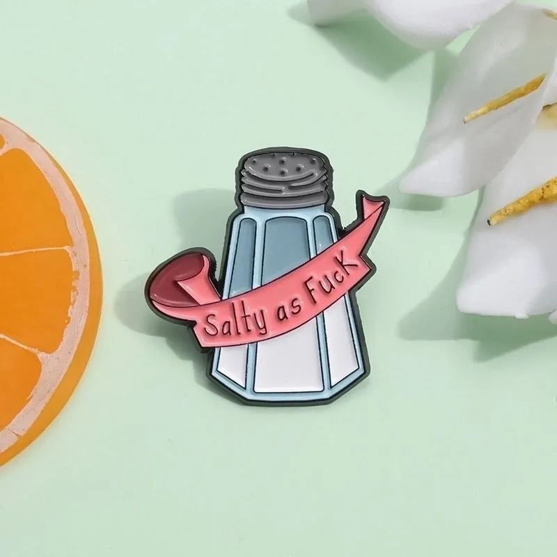 Cartoon Style Simple Style Pin Letter Bottle Alloy Plating Unisex Brooches