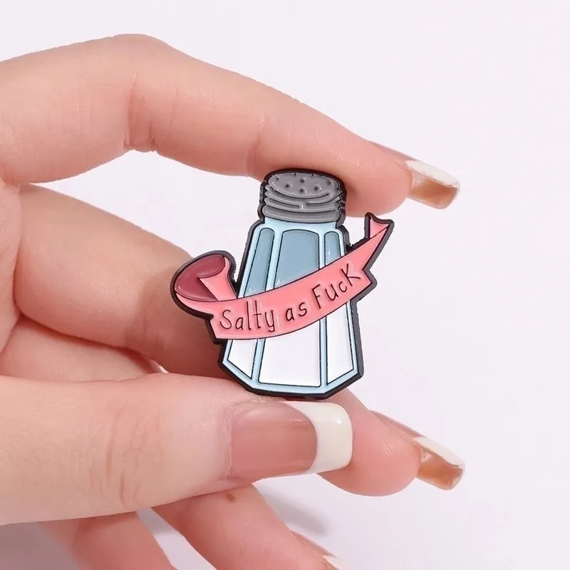 Cartoon Style Simple Style Pin Letter Bottle Alloy Plating Unisex Brooches