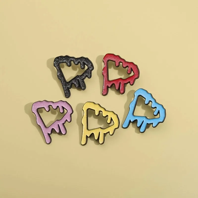 Cartoon Style Simple Style Solid Color Alloy Stamping Stoving Varnish Plating Women's Brooches
