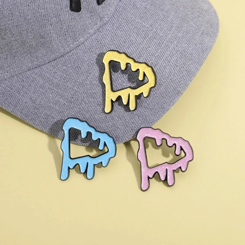 Cartoon Style Simple Style Solid Color Alloy Stamping Stoving Varnish Plating Women's Brooches