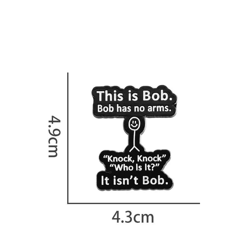 Casual Simple Style Streetwear Pin Cartoon Character Alloy Plating Unisex Brooches