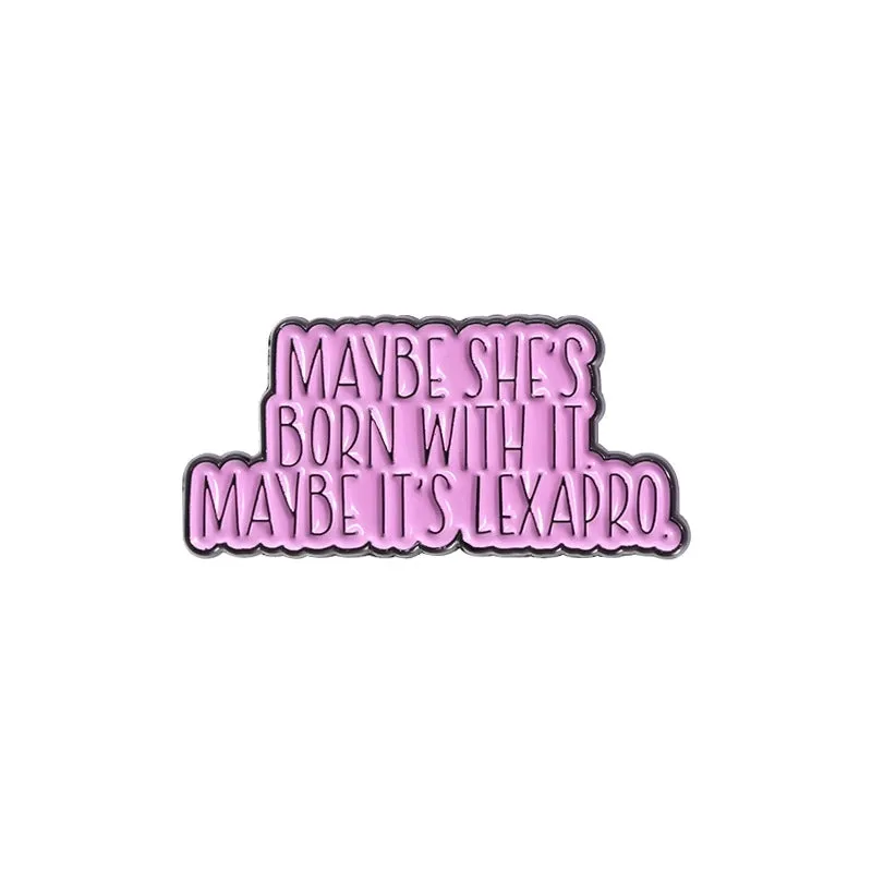Casual Simple Style Streetwear Pin Letter Alloy Plating Unisex Brooches