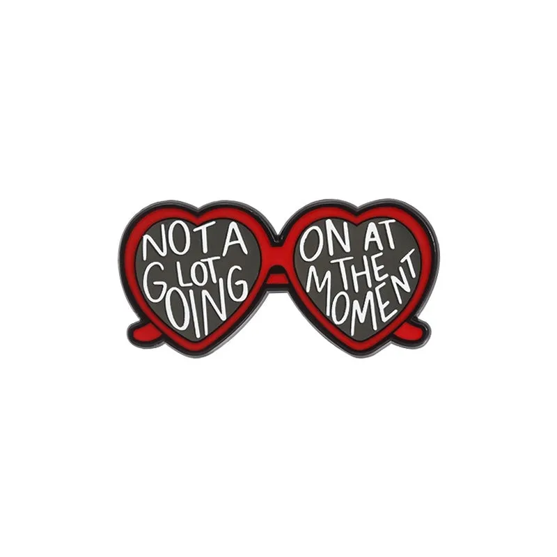 Casual Simple Style Streetwear Pin Letter Alloy Plating Unisex Brooches