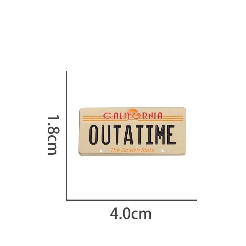 Casual Simple Style Streetwear Pin Letter Alloy Plating Unisex Brooches