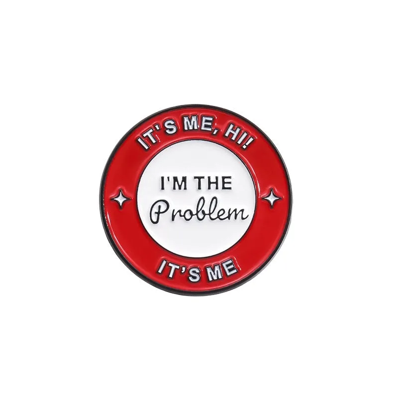 Casual Simple Style Streetwear Pin Letter Alloy Plating Unisex Brooches