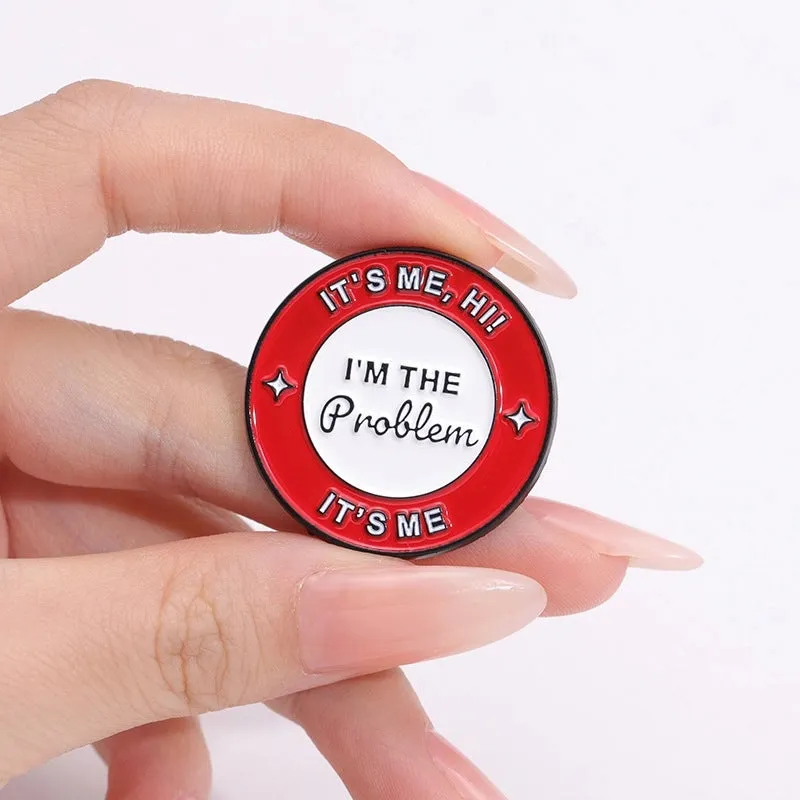 Casual Simple Style Streetwear Pin Letter Alloy Plating Unisex Brooches