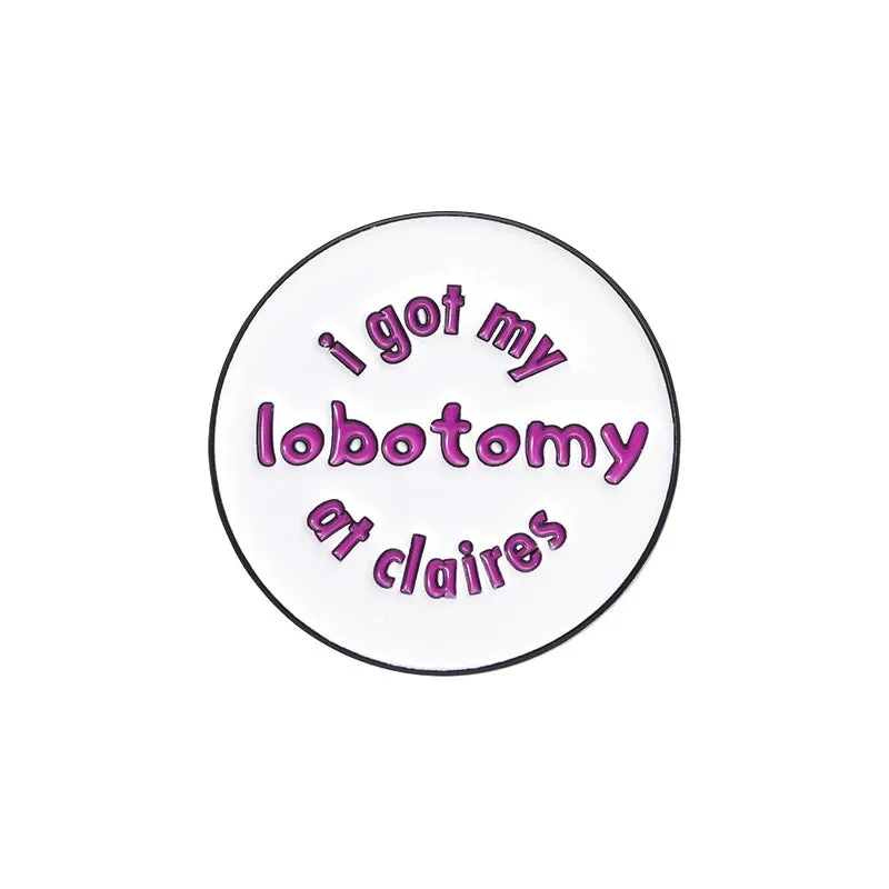 Casual Simple Style Streetwear Pin Letter Alloy Plating Unisex Brooches