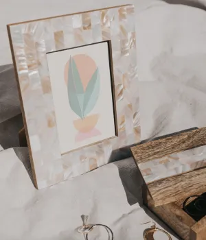 Chitra Mother of Pearl Picture Frame - 4 x 6