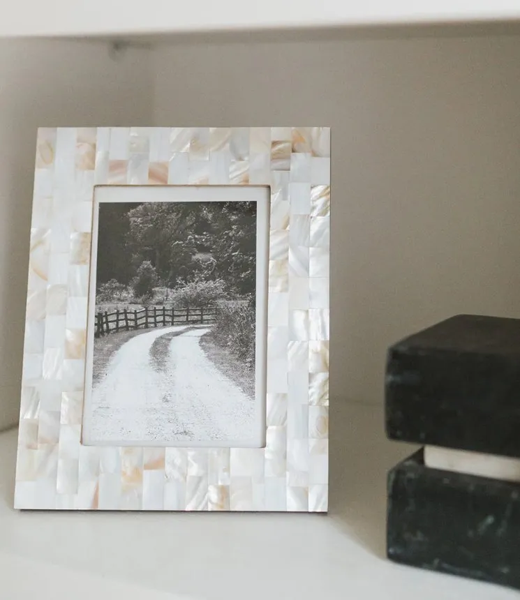 Chitra Mother of Pearl Picture Frame - 5x7