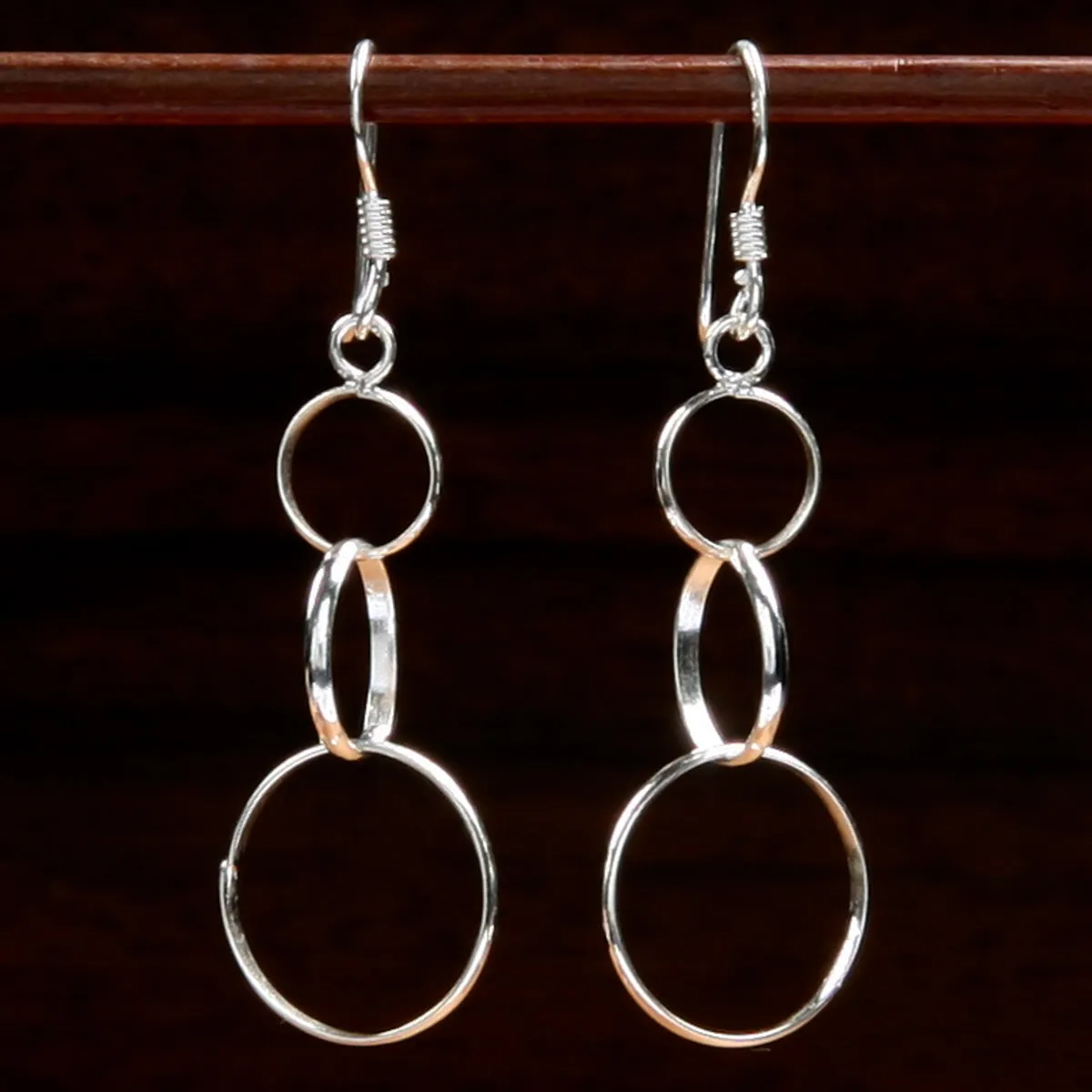 Circle Drop Earrings