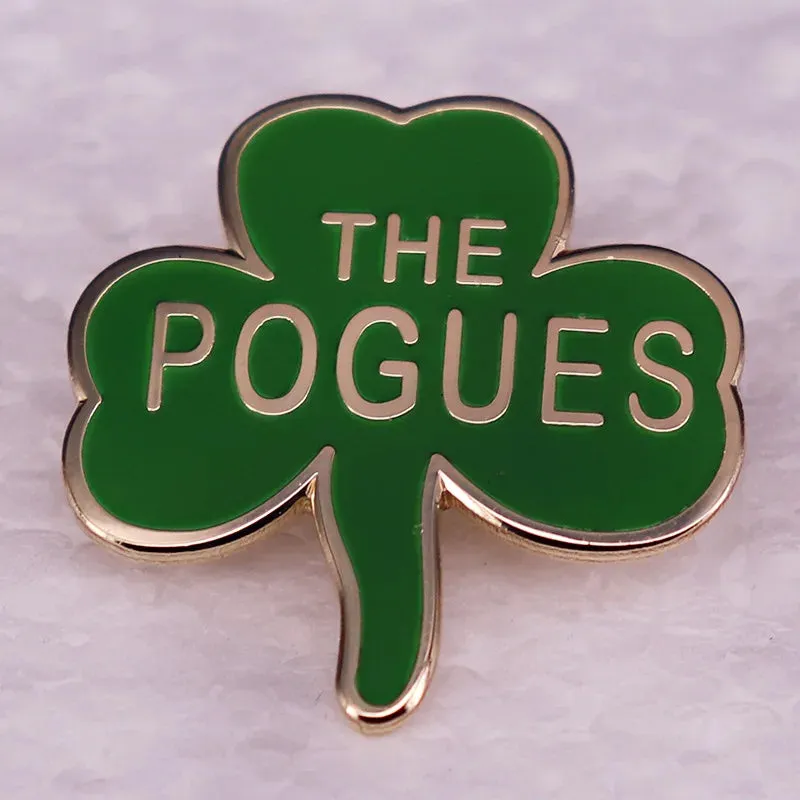 Classic Punk & Alt Rock Band Logo Pin – Metal Lapel Badge for Hoodies, Bags, and Choir Fans