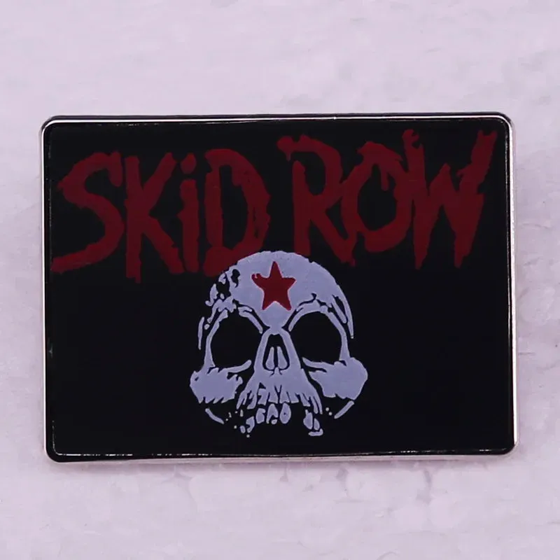 Classic Punk & Alt Rock Band Logo Pin – Metal Lapel Badge for Hoodies, Bags, and Choir Fans