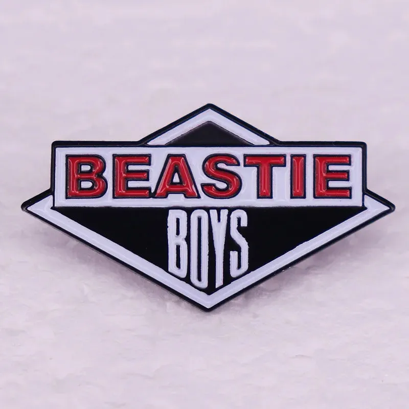 Classic Punk & Alt Rock Band Logo Pin – Metal Lapel Badge for Hoodies, Bags, and Choir Fans