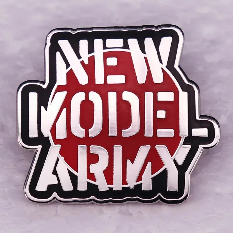 Classic Punk & Alt Rock Band Logo Pin – Metal Lapel Badge for Hoodies, Bags, and Choir Fans