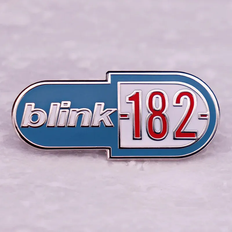 Classic Punk & Alt Rock Band Logo Pin – Metal Lapel Badge for Hoodies, Bags, and Choir Fans