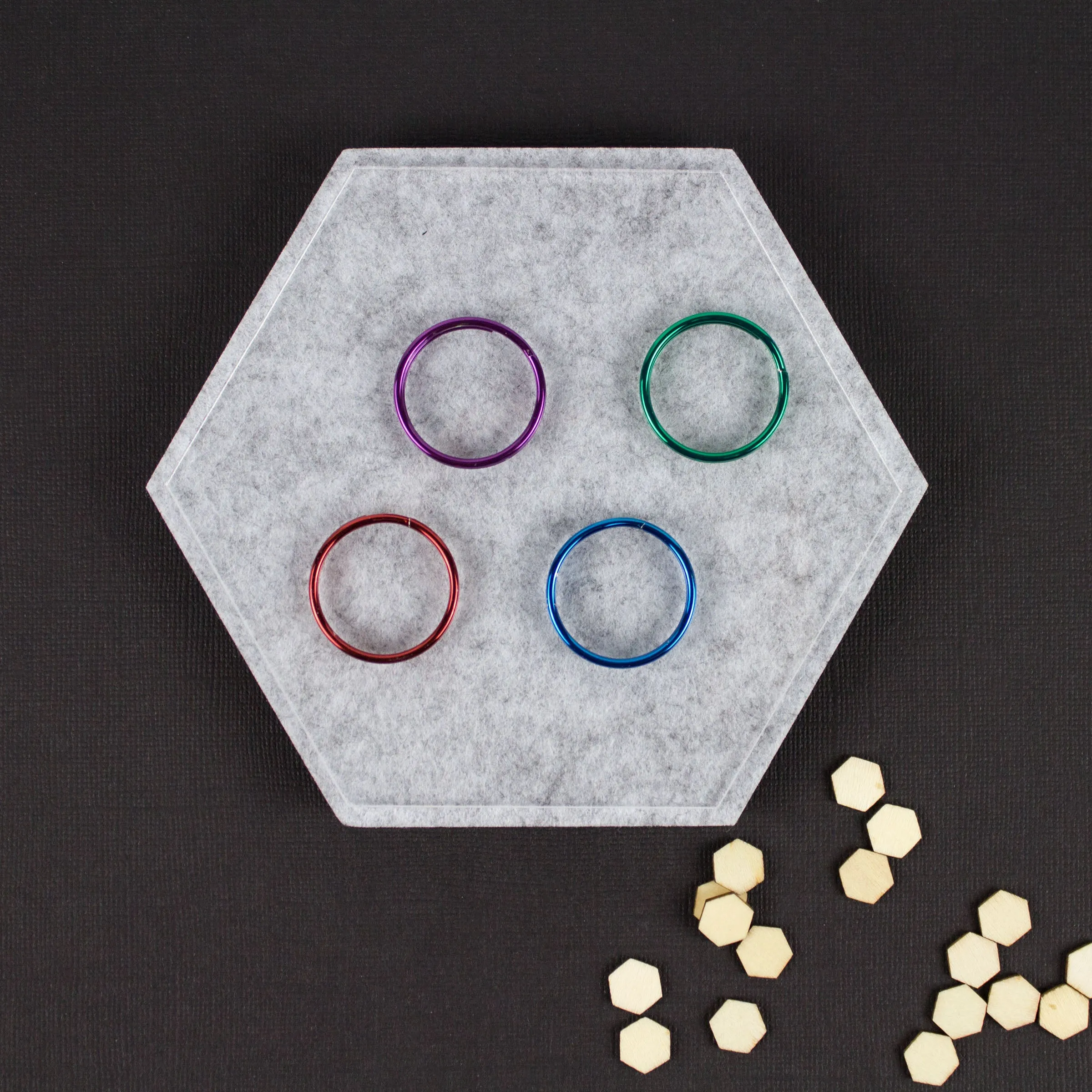 Color Split Key Rings