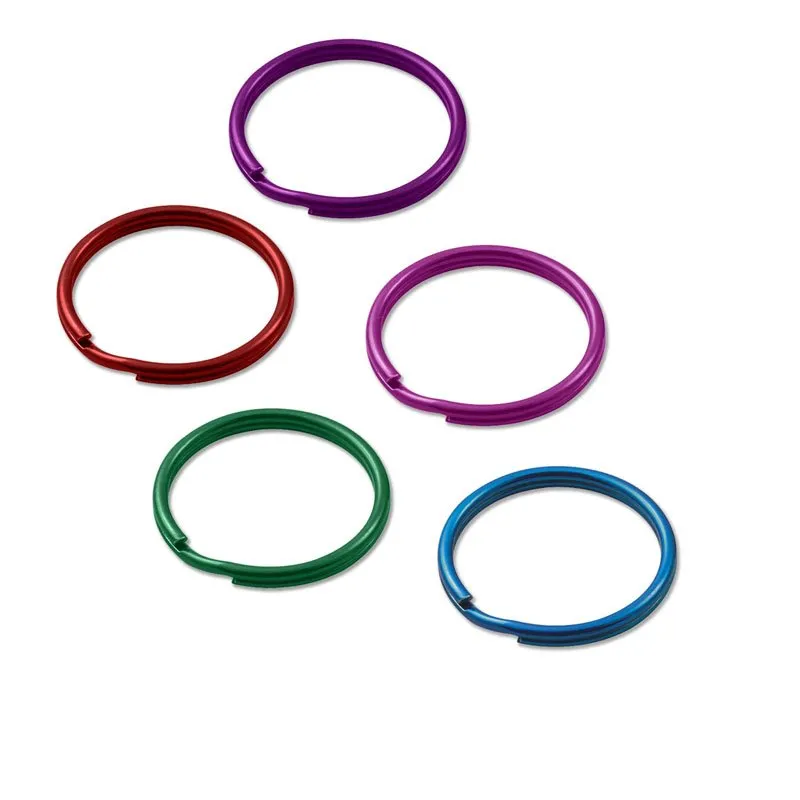 Color Split Key Rings