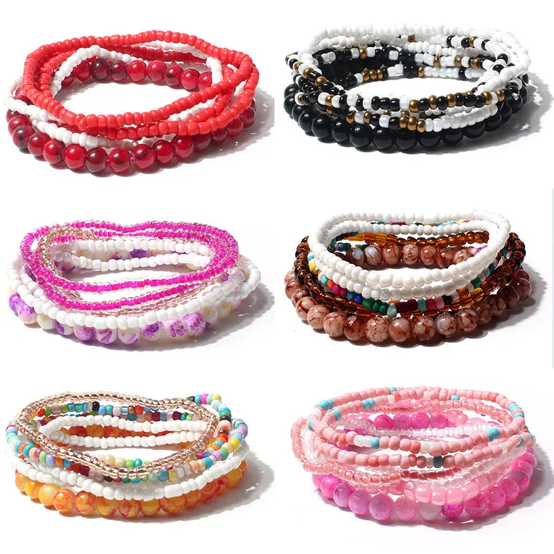 Colorful Bohemian Bracelets Set