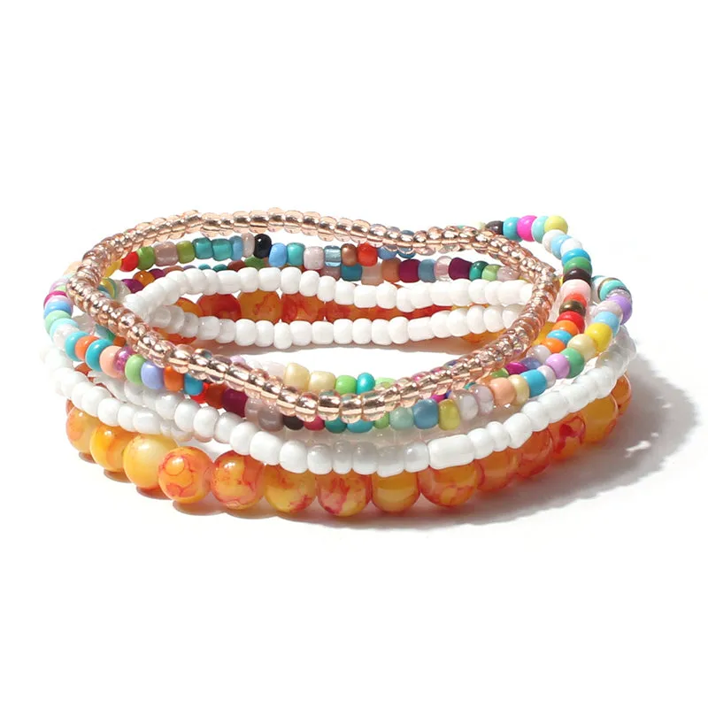 Colorful Bohemian Bracelets Set
