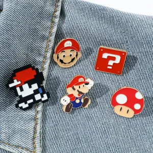 Colorful Mario Pins & Brooches | Coolest Label Pin