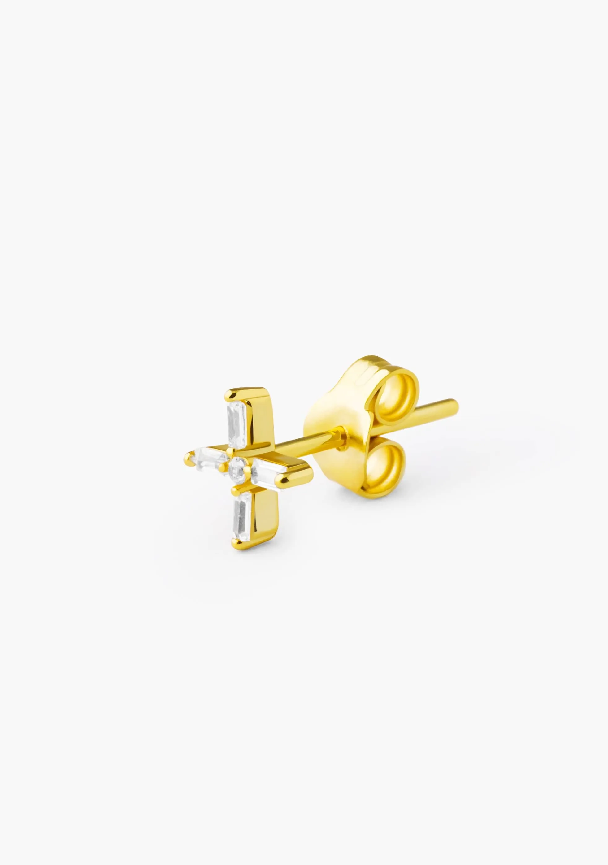 Cross Piercing Gold