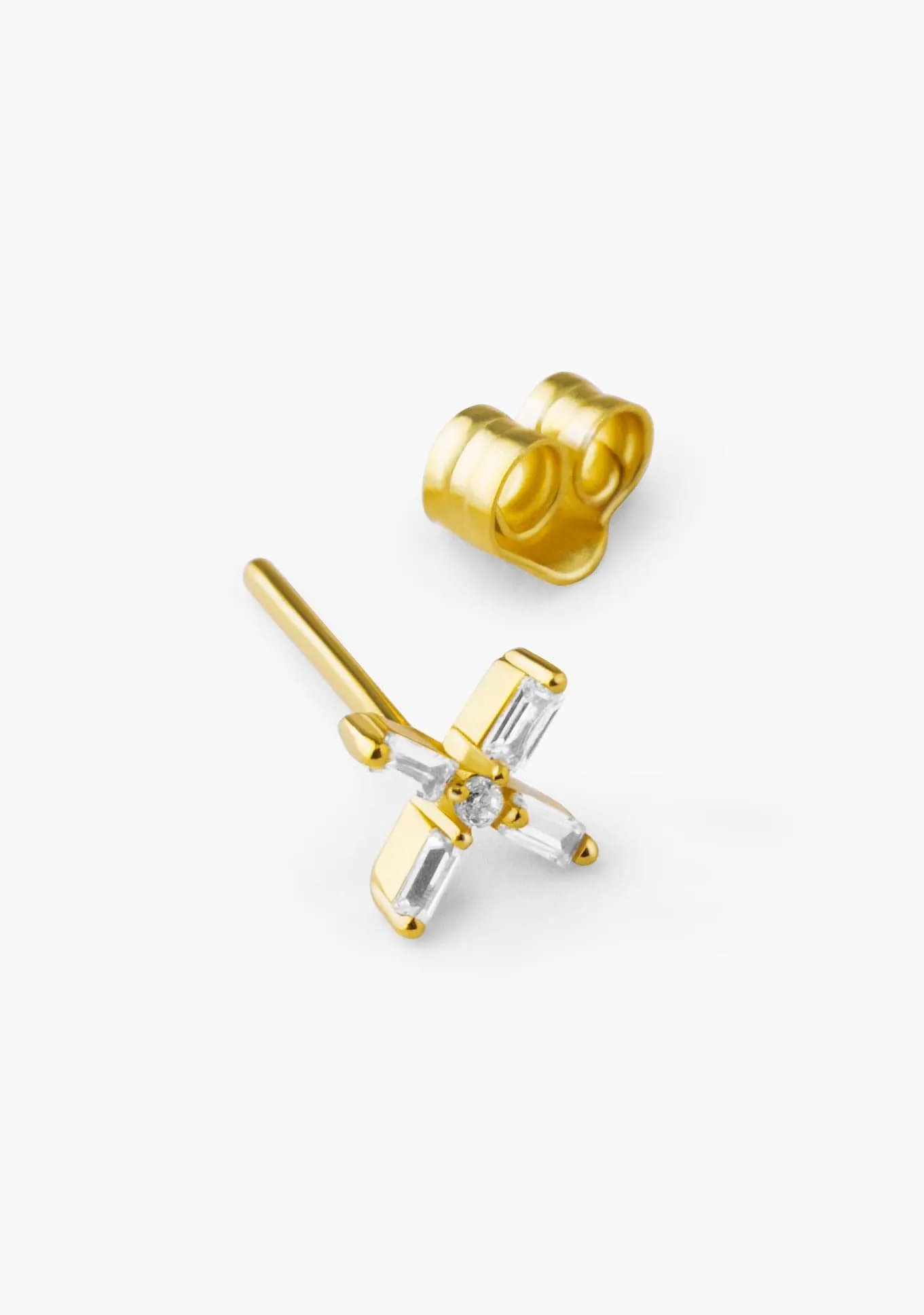 Cross Piercing Gold