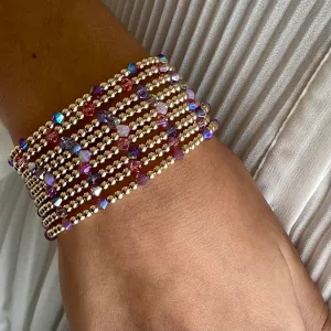 CRYSTAL BY THE YARD BRACELET