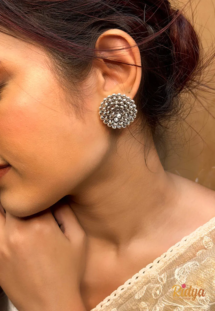 Crystal Flower Dazzling Stud Earrings