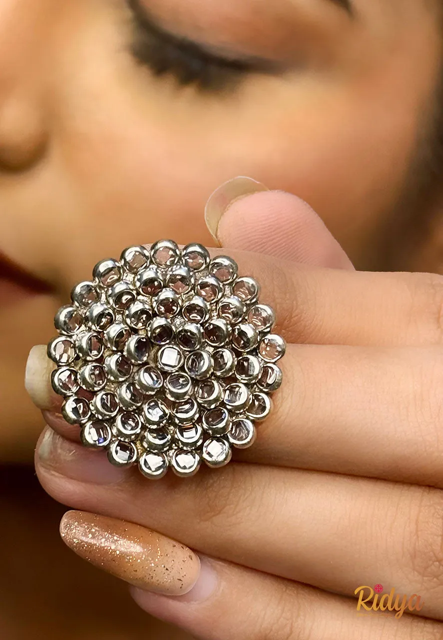 Crystal Flower Dazzling Stud Earrings