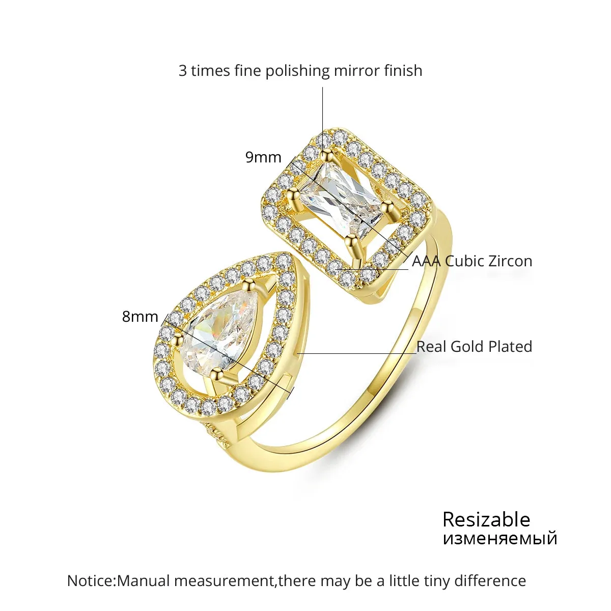 Cubic Zirconia Wedding Ring