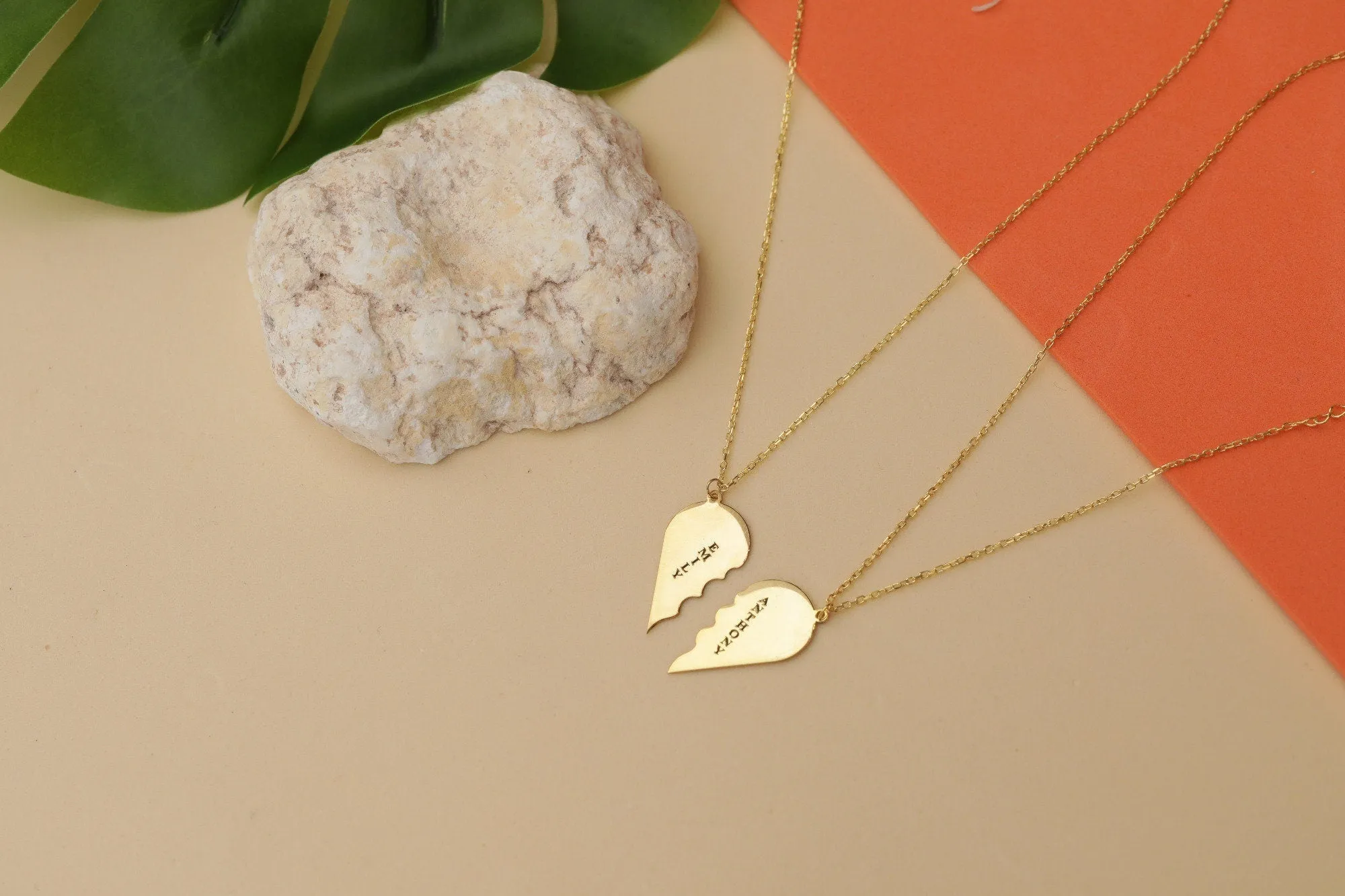 Custom Couple Half Broken Heart Sets